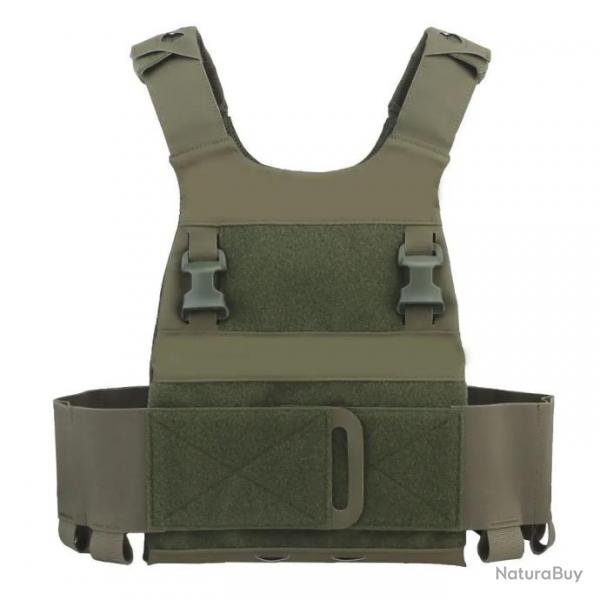 Gilet Porte-Plaque Slick Modulaire - Ranger Green