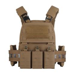 Gilet Porte-plaque type Flex V5 - Tan