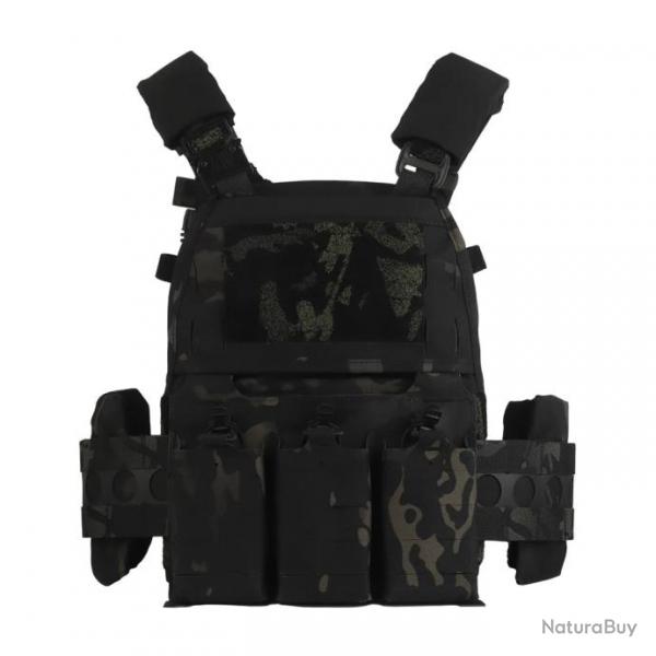 Gilet Porte-plaque type Flex V5 - Multicam Noir