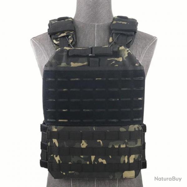 Gilet Porte-plaque Type Training 511 - Multicam noir