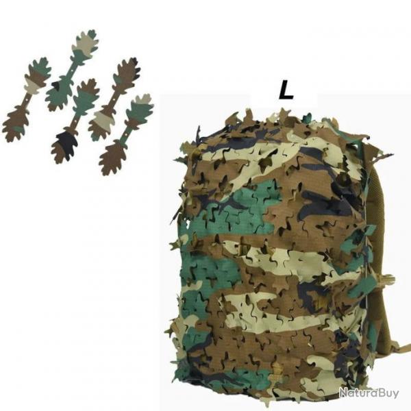 Housse de Sac  Dos Camouflage 3D Laser-Cut - WoodLand L