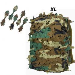 Housse de Sac à Dos Camouflage 3D Laser-Cut - WoodLand XL