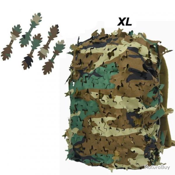 Housse de Sac  Dos Camouflage 3D Laser-Cut - WoodLand XL