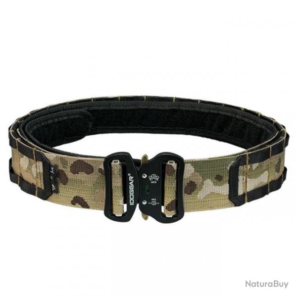 IDOGEAR Ceinturon tactique + Insert ceinturon velcro - Multicam / S / CHINA