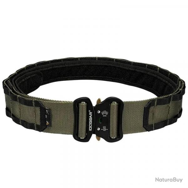 IDOGEAR Ceinturon tactique + Insert ceinturon velcro Ranger Green