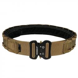 IDOGEAR Ceinturon tactique + Insert ceinturon velcro Tan