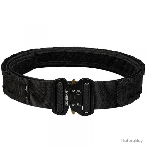 IDOGEAR Ceinturon tactique + Insert ceinturon velcro Noir CHINA