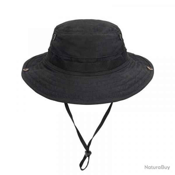 IDOGEAR Chapeau tactique type Boonie - Noir