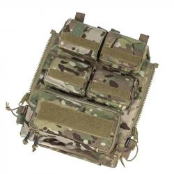 IDOGEAR Panneau arrière tactique multi-poches - Multicam