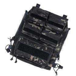 IDOGEAR Panneau arrière tactique multi-poches - Multicam noir / CHINA