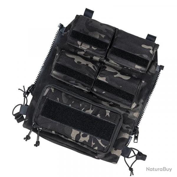 IDOGEAR Panneau arrire tactique multi-poches - Multicam noir