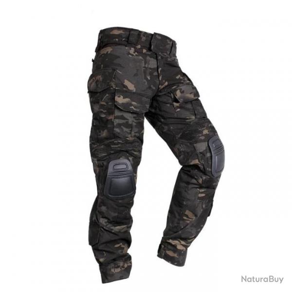 IDOGEAR Pantalon Tactique type G3 - Multicam noir / 46~48