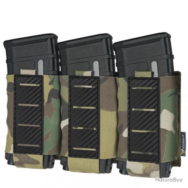 IDOGEAR Triple porte-chargeur 556 fibre de carbone - Multicam / CHINA