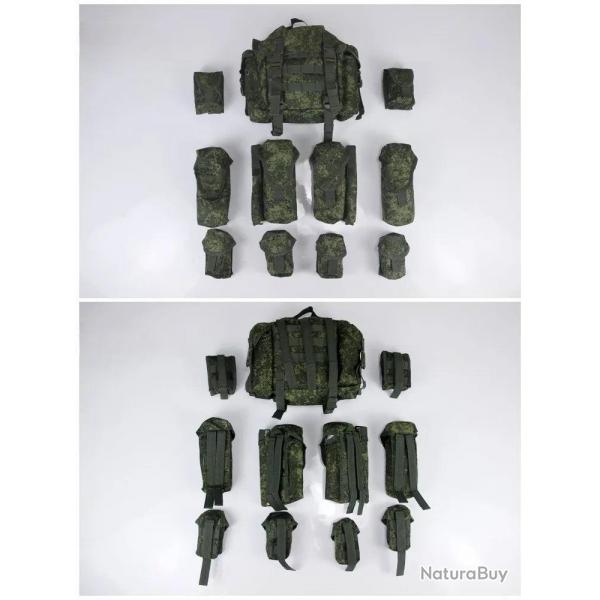 Kit de poches pour Gilet Balistique type 6B45 Digital Flora - 6B45 sub bag set