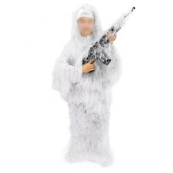 Kit tenue Ghillie - Blanc / S