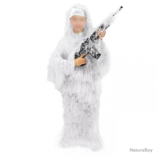 Kit tenue Ghillie - Blanc / S