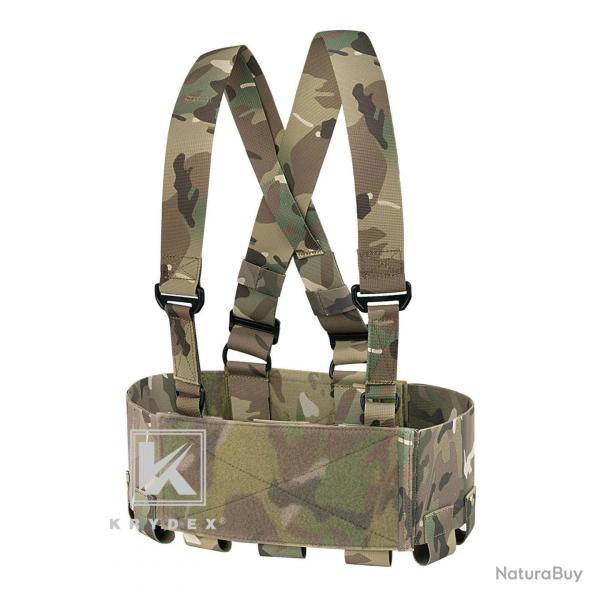 KRYDEX Chest Rig Low Profile Tactique - Multicam / CHINA