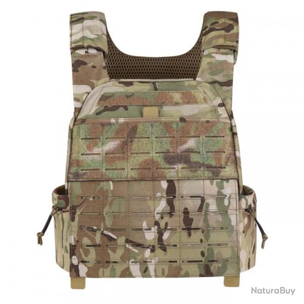 KRYDEX Gilet porte plaque type training laser cut - Multicam