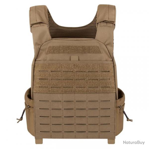 KRYDEX Gilet porte plaque type training laser cut - Tan