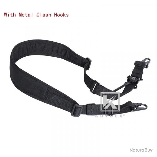 KRYDEX Sangle tactique - BK with Hooks / CHINA