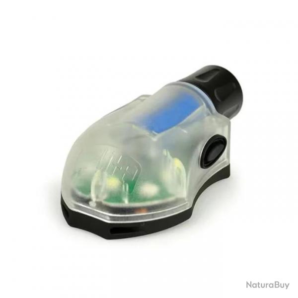 Lampe Stroboscopique De Casque type MANTA - Noir - Lumire verte