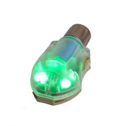 Lampe Stroboscopique De Casque type MANTA - Tan - Lumière verte