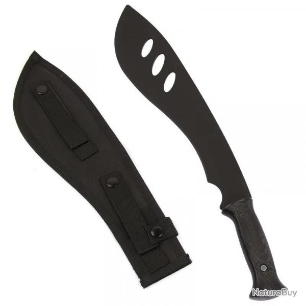 Machette factice En Caoutchouc Souple - Noir