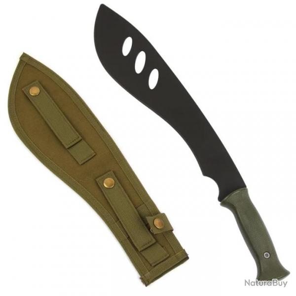 Machette factice En Caoutchouc Souple - Vert OD