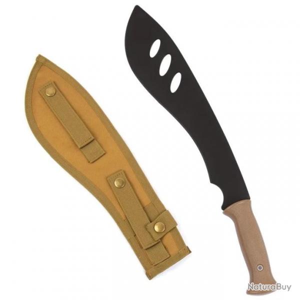 Machette factice En Caoutchouc Souple - Tan