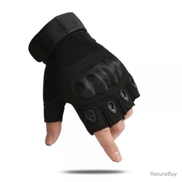 Mitaines de protection tactiques Noir