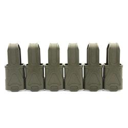 Pack de 6 Extracteurs de chargeur PA - Vert OD