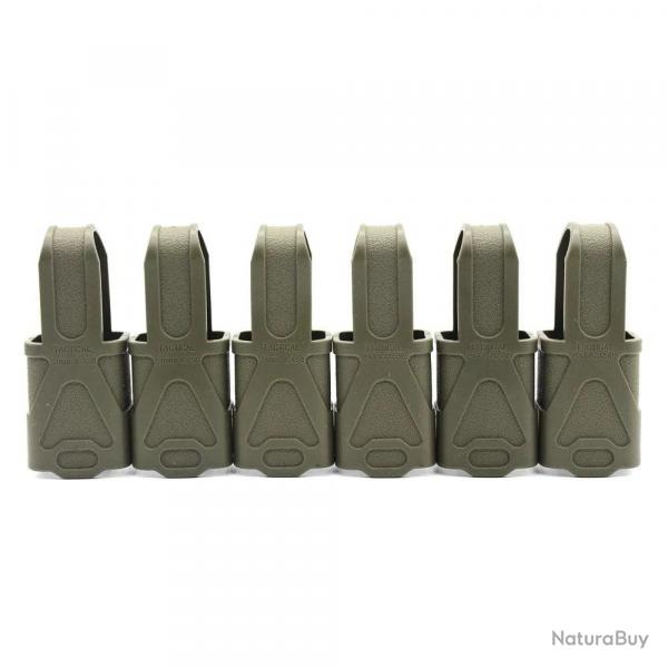 Pack de 6 Extracteurs de chargeur PA - Vert OD