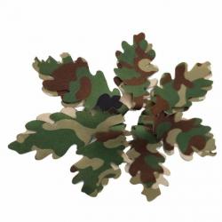 Pack de feuilles factices camouflage - Multicam / 15 Pieces