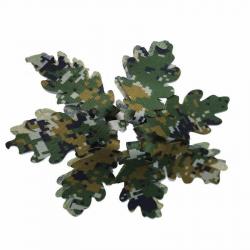 Pack de feuilles factices camouflage - MARPAT / 15 Pieces