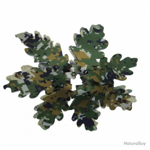 Pack de feuilles factices camouflage - MARPAT / 15 Pieces