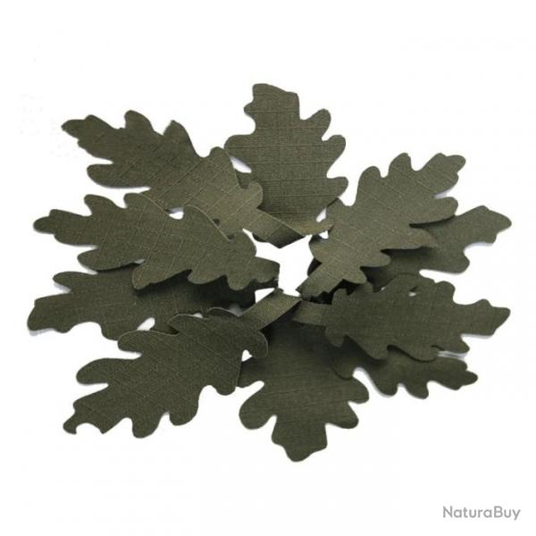 Pack de feuilles factices camouflage - Ranger Green / 15 Pieces