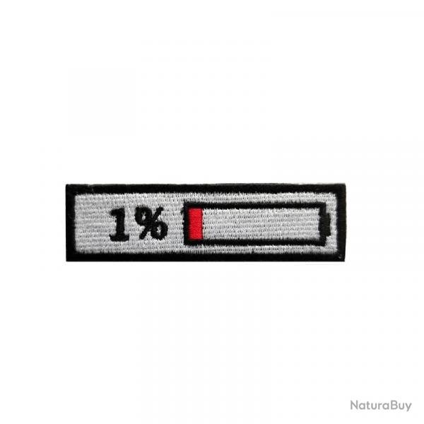 Patch "1% 99% 100%" - 1% Nylon