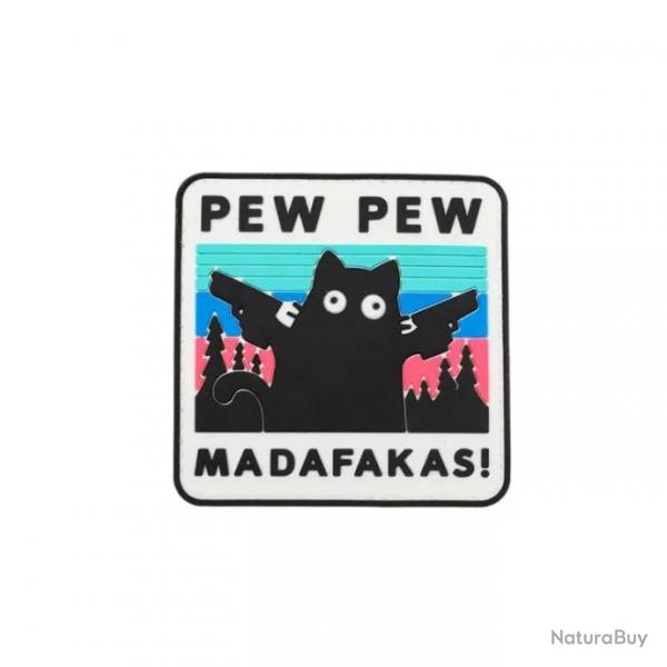 Patch "Pew Pew Madafakas !" - PVC Blanc