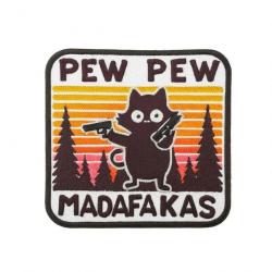 Patch "Pew Pew Madafakas !" - Nylon Orange