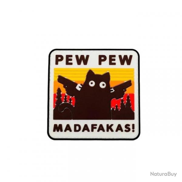 Patch "Pew Pew Madafakas !" - PVC Orange