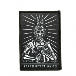 Patch Nylon "Death Never Waits" - Deathneverwaits