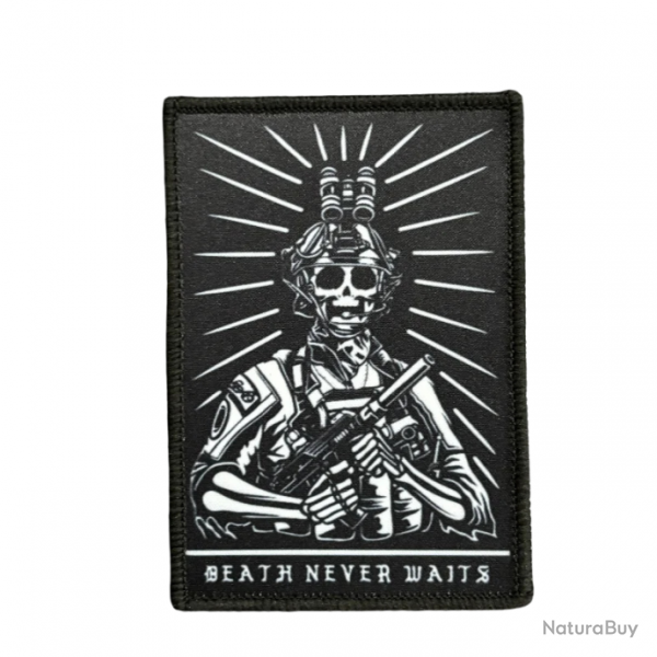 Patch Nylon "Death Never Waits" - Deathneverwaits