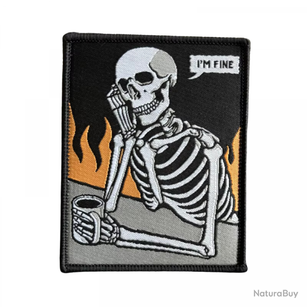 Patch Nylon "I'm Fine" - imfine