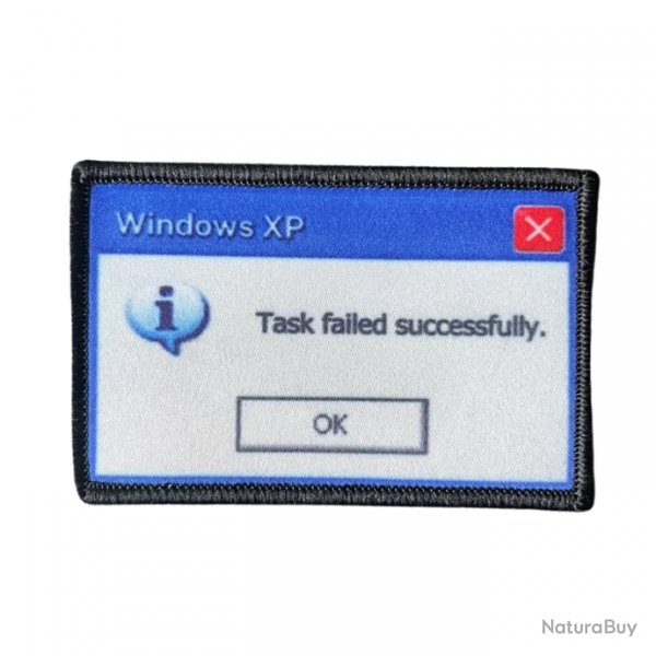 Patch Nylon "Task Failed successfully." - Task failed success