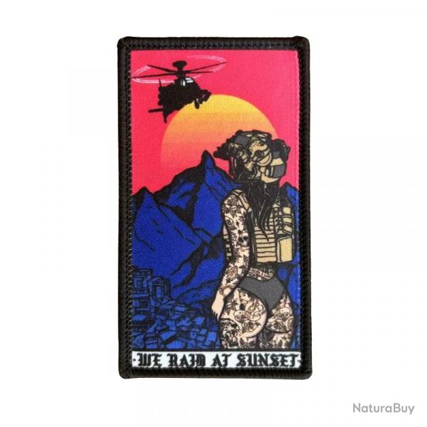 Patch Nylon "We Raid at Sunset" - We raid at sunset