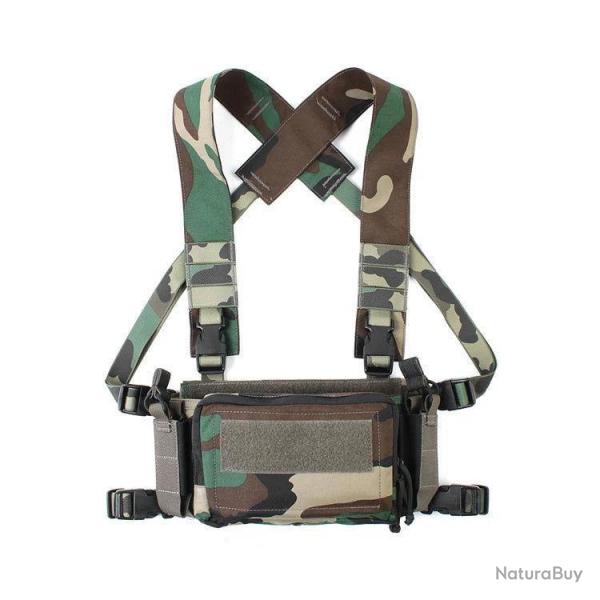 Pew Tactical Chest-Rig type D3CRM - M81 Woodland