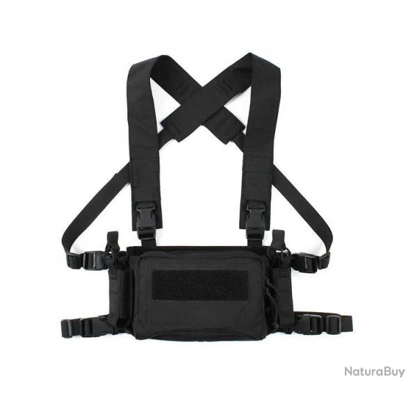 Pew Tactical Chest-Rig type D3CRM - Noir