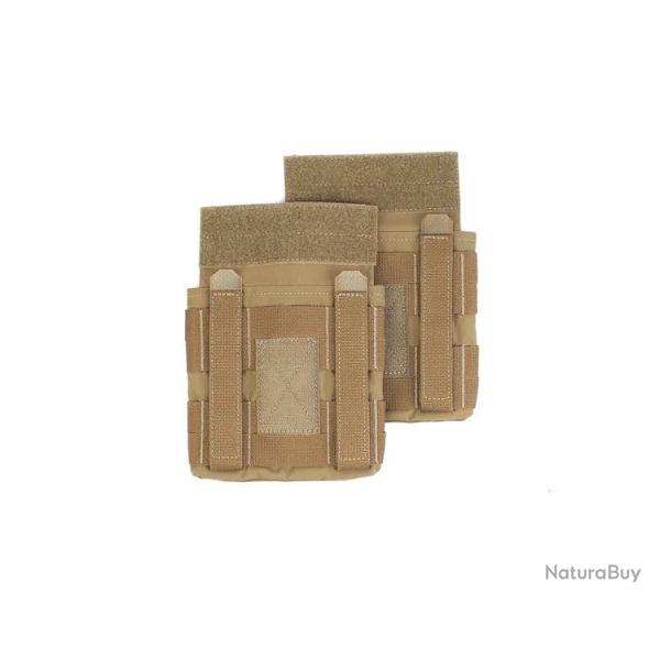PEW TACTICAL Set de Poches Molle pour Plaques Latrales - Tan