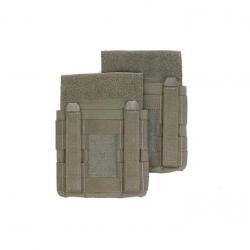 PEW TACTICAL Set de Poches Molle pour Plaques Latérales - Ranger Green