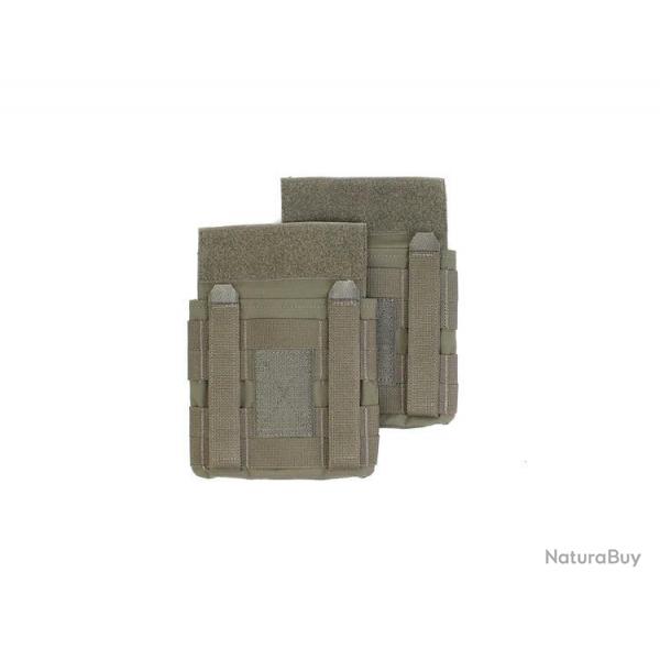 PEW TACTICAL Set de Poches Molle pour Plaques Latrales - Ranger Green